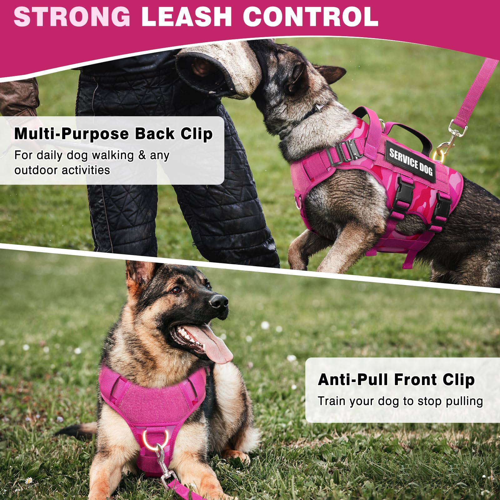 Sturdy metal shoulder buckles secure daily wear on WINSEE vest.