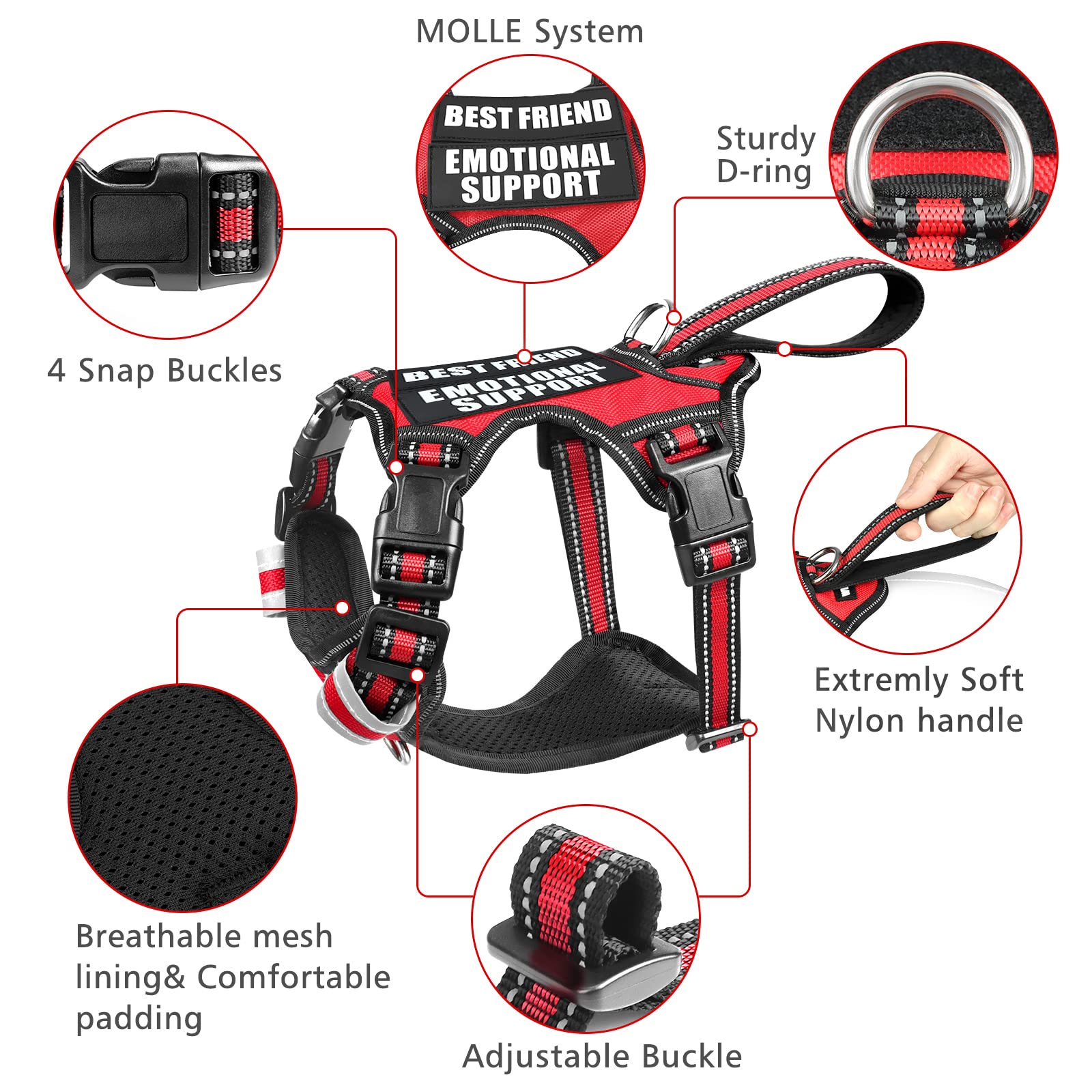 WINSEE patches set with seven labels for clear harness communication