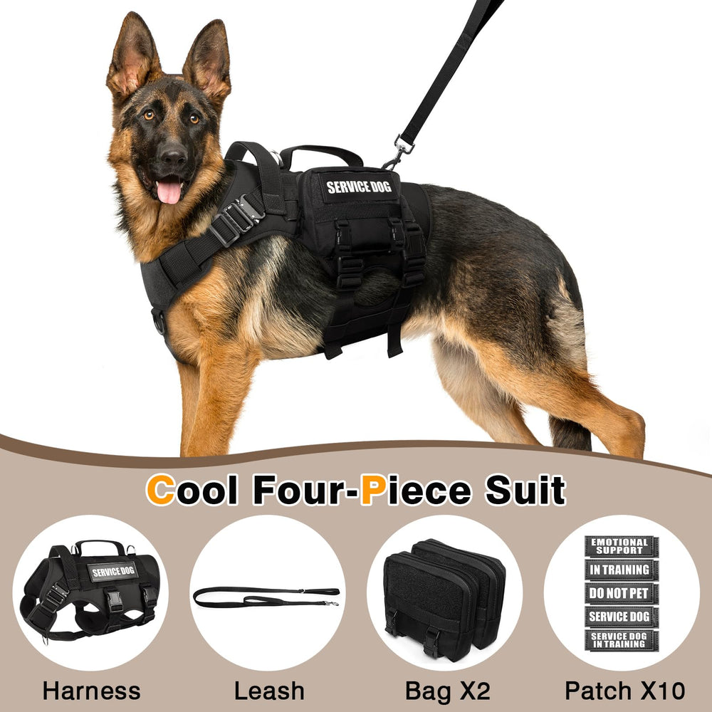 WINSEE harness chest straps and buckles for secure control during walks.