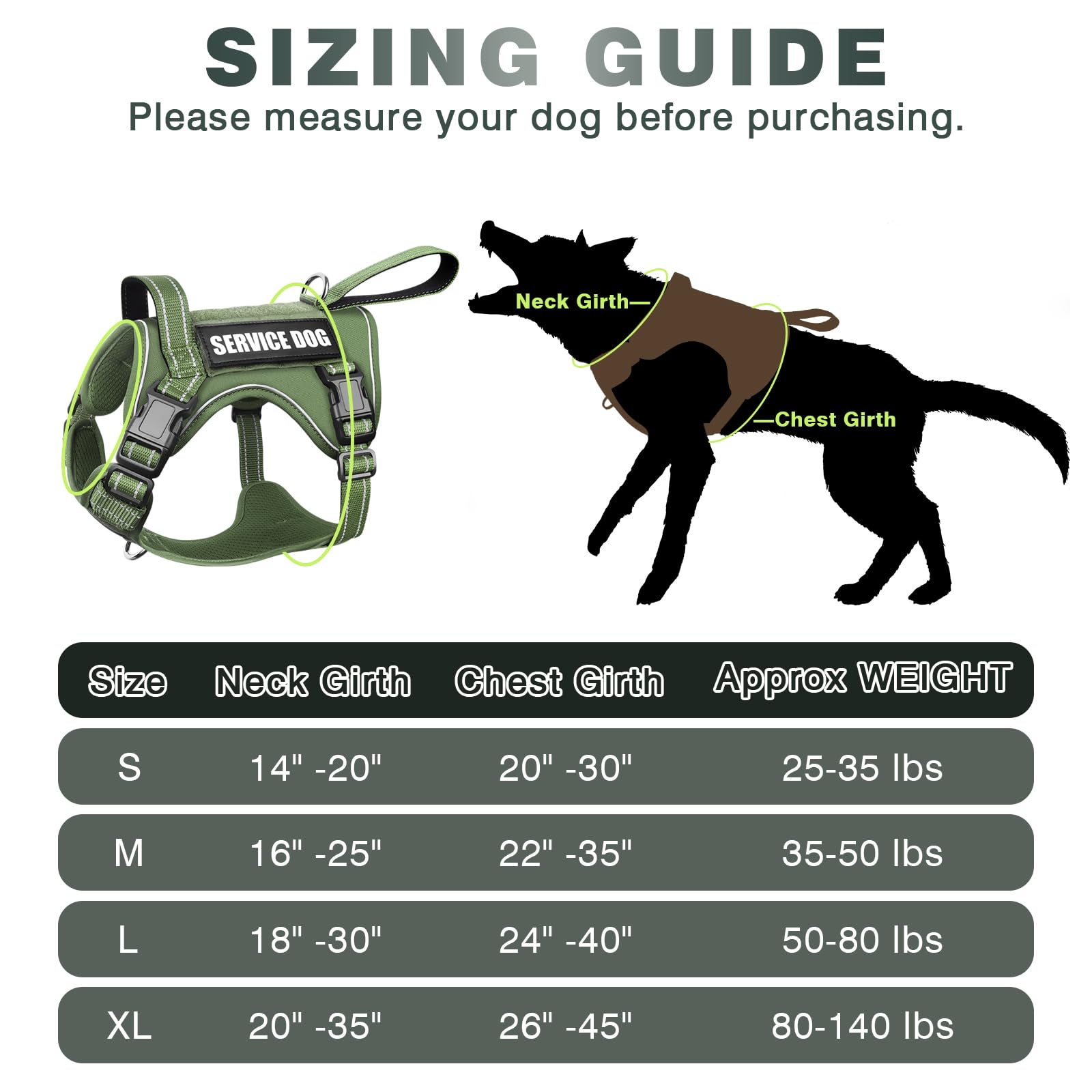 WINSEE harness front handle close-up for secure restraint during moments of need.