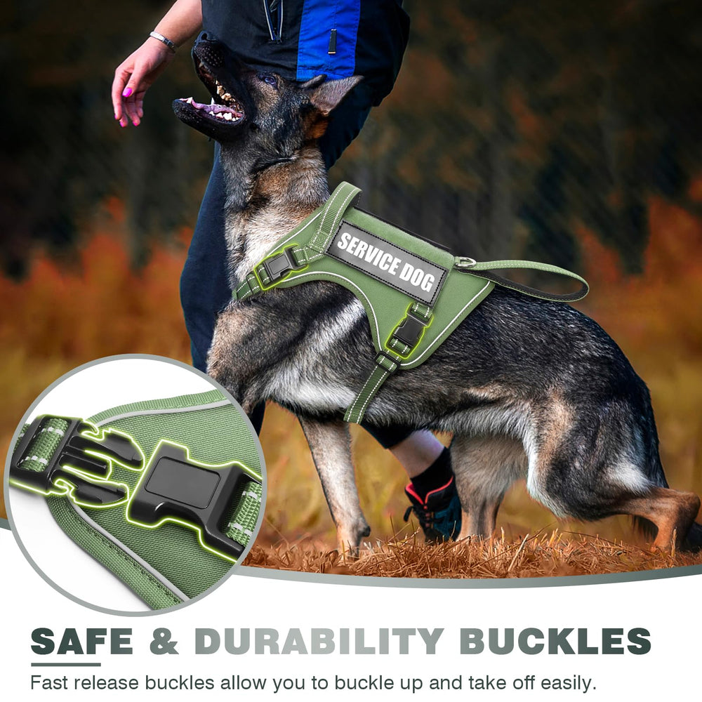 WINSEE harness size chart visual guiding accurate measurement for perfect fit.