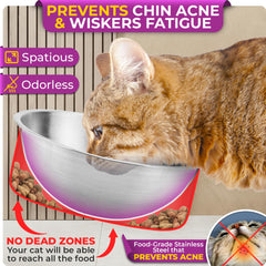 WinTruffles stainless steel bowls 2-pack for durable, hygienic feeding.