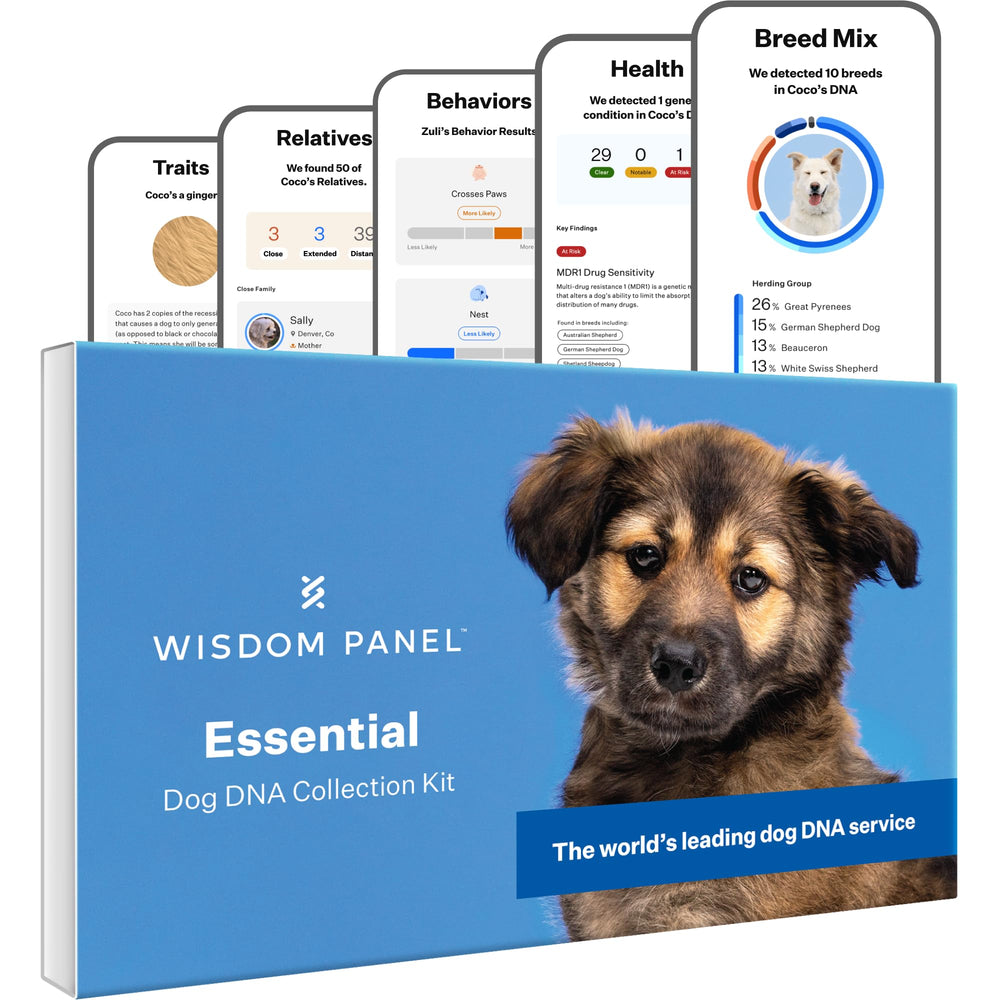 Wisdom Panel Essential kit cover for quick at home DNA testing
