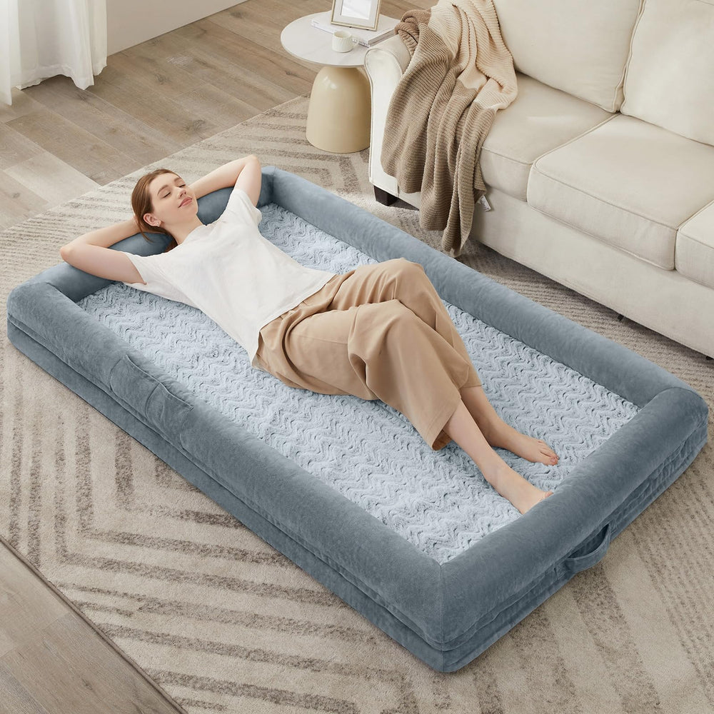 WNPETHOME bolstered sides create a cozy, secure resting space.