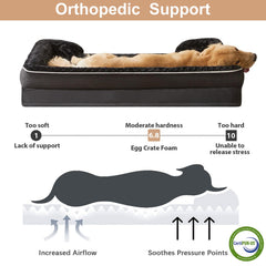 WNPETHOME 3.5 inch egg foam cushions joints for comfort