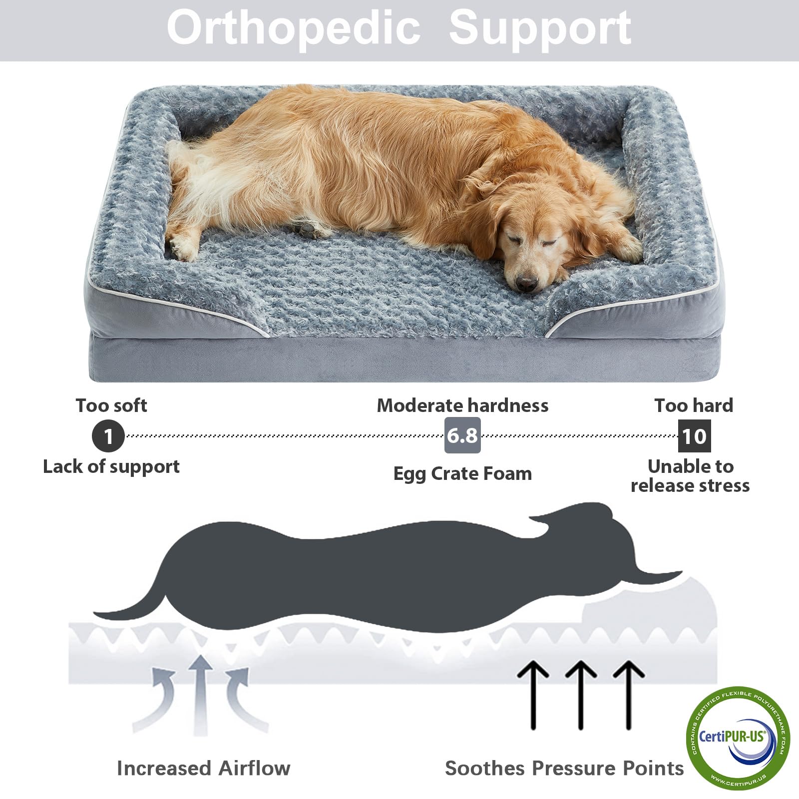 WNPETHOME rose plush surface provides skin-friendly, calming comfort.