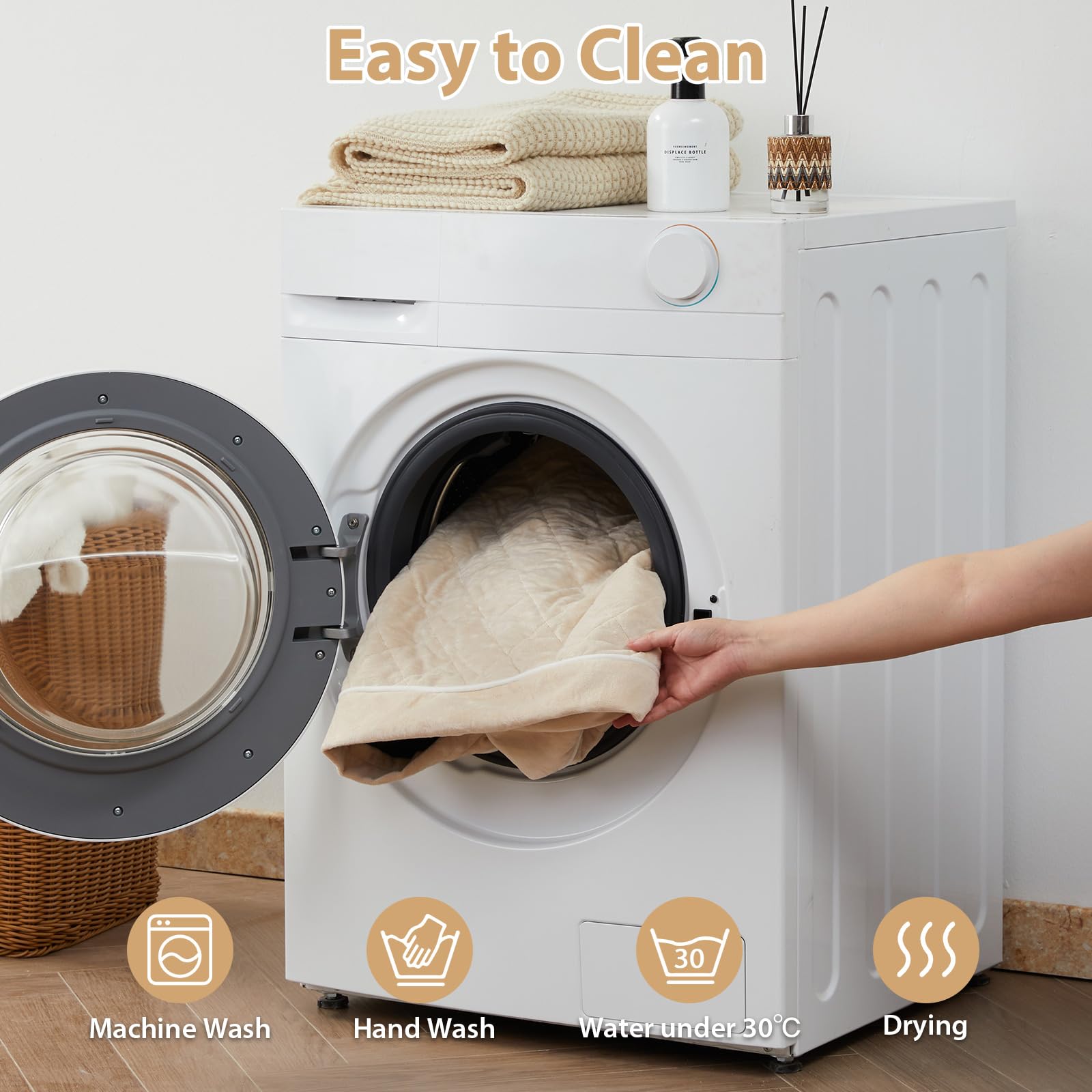 WNPETHOME egg crate foam interior distributes weight for pressure relief.