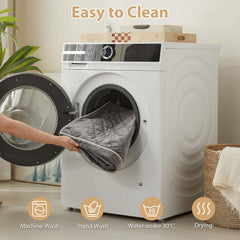 WNPETHOME egg crate foam provides gentle pressure relief for joints.
