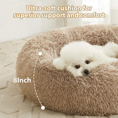 WNPETHOME faux fur surface offers soft warmth that helps pets relax.