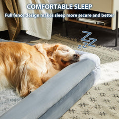 WNPETHOME Orthopedic foam detail highlighting even weight distribution
