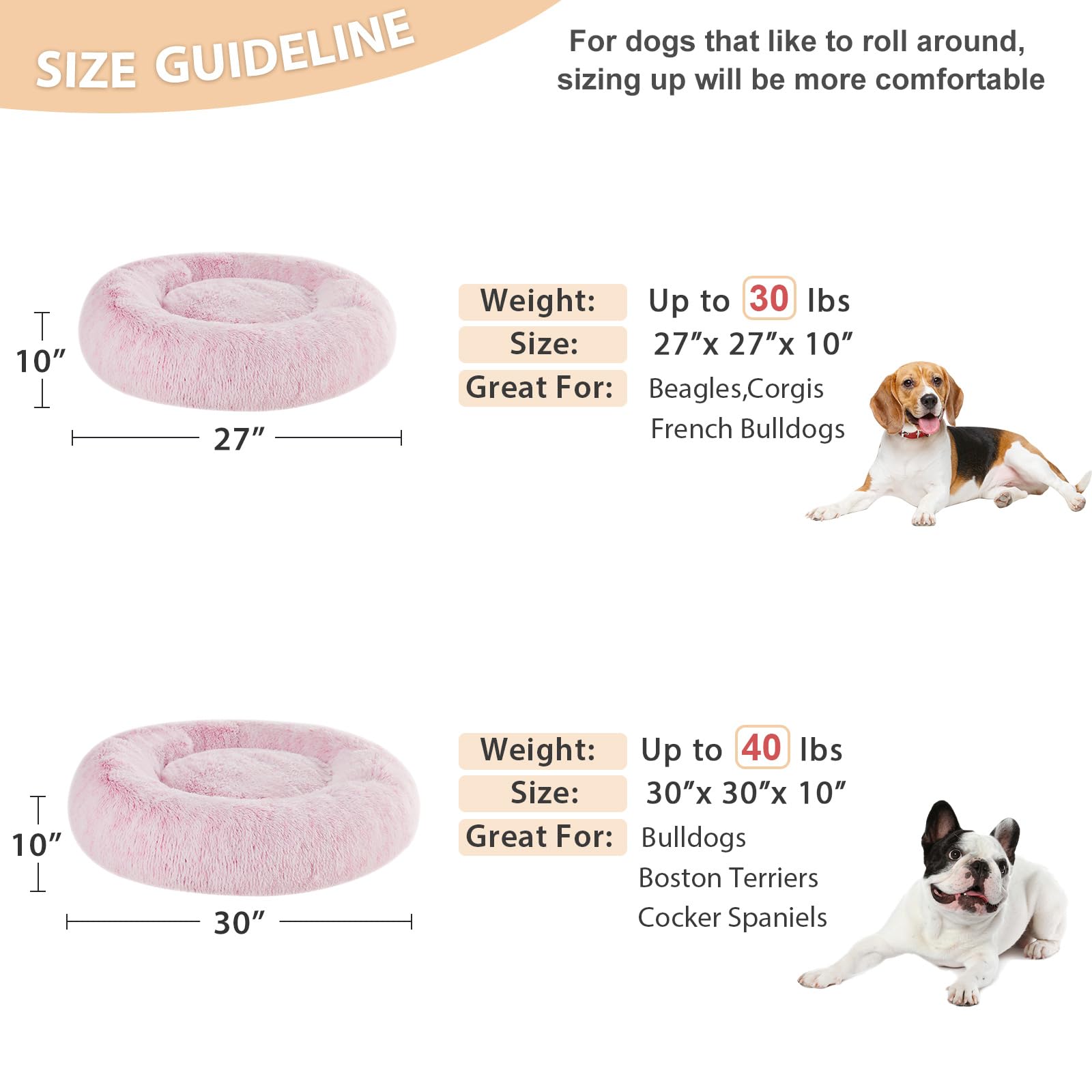 WNPETHOME machine washable pet bed for easy care