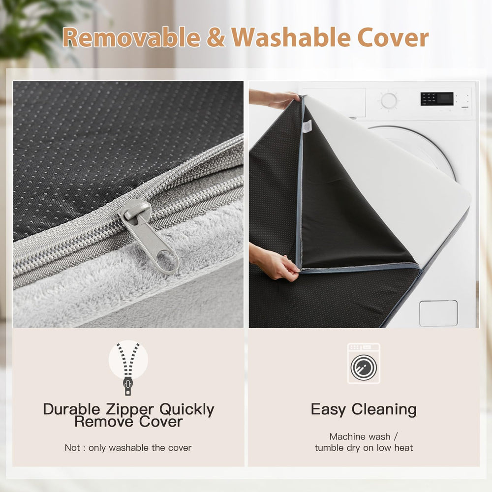 WNPETHOME foam interior inside orthopedic bed for even support