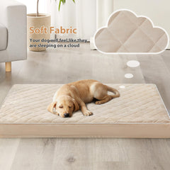 WNPETHOME orthopedic XL dog bed quilted top showing warmth and comfort.