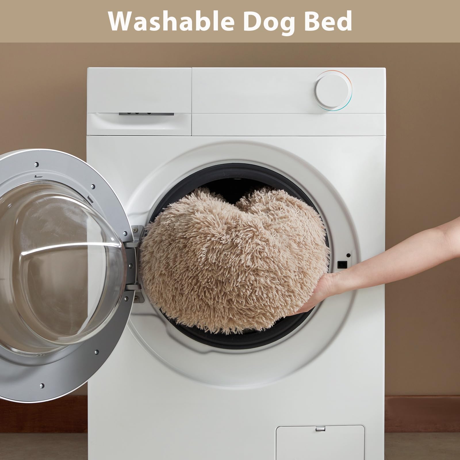WNPETHOME small dog bed suitable for pets up to 15 pounds.