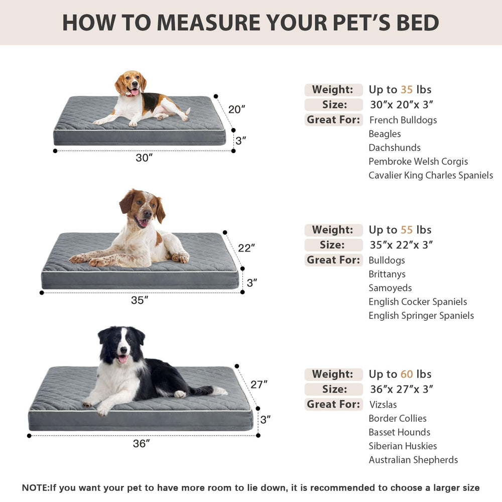 WNPETHOME vacuum sealed packaging keeps the bed compact for shipping and storage