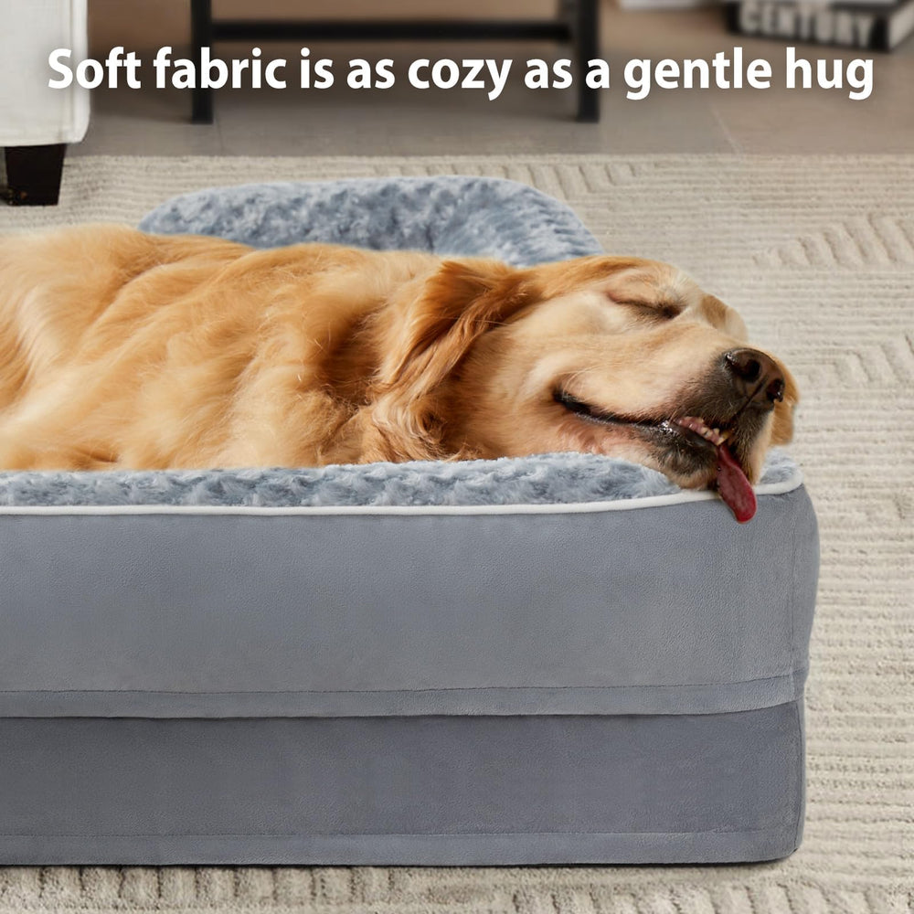 WNPETHOME bed with waterproof lining protects against accidents and spills
