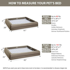 WNPETHOME dog bed with bolster sides enhances security and comfort