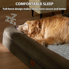 WNPETHOME XXL dog bed with egg crate foam for even weight distribution