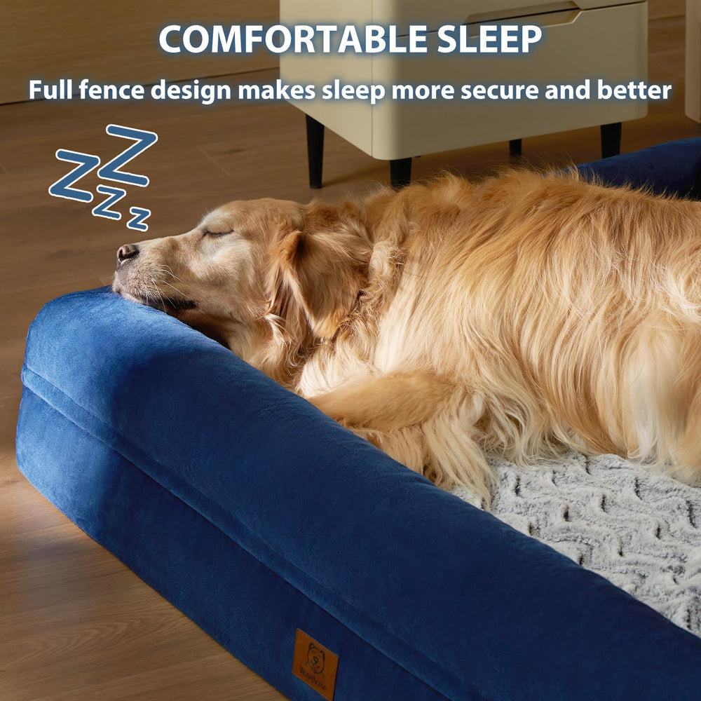 WNPETHOME XL orthopedic foam visible for balanced support.