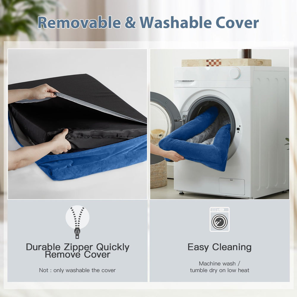 WNPETHOME XL side pillows provide supportive lounging.