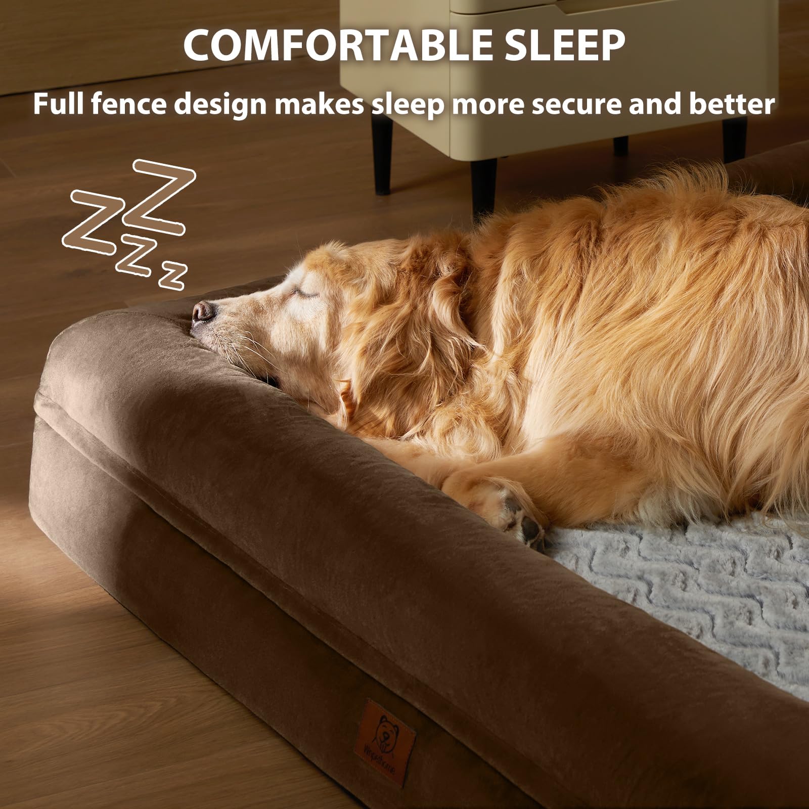 Luxurious velvet cover close-up by WNPETHOME XL, skin-friendly and plush.