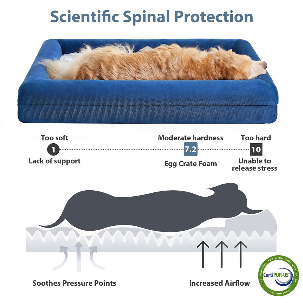 WNPETHOME XL waterproof cover protects foam from spills.