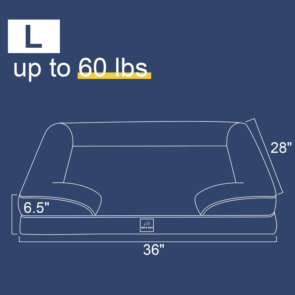 Wn's Day anti-slip bottom prevents bed movement during use.