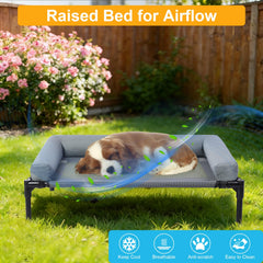 Sturdy steel frame supports up to 150 pounds for stability.