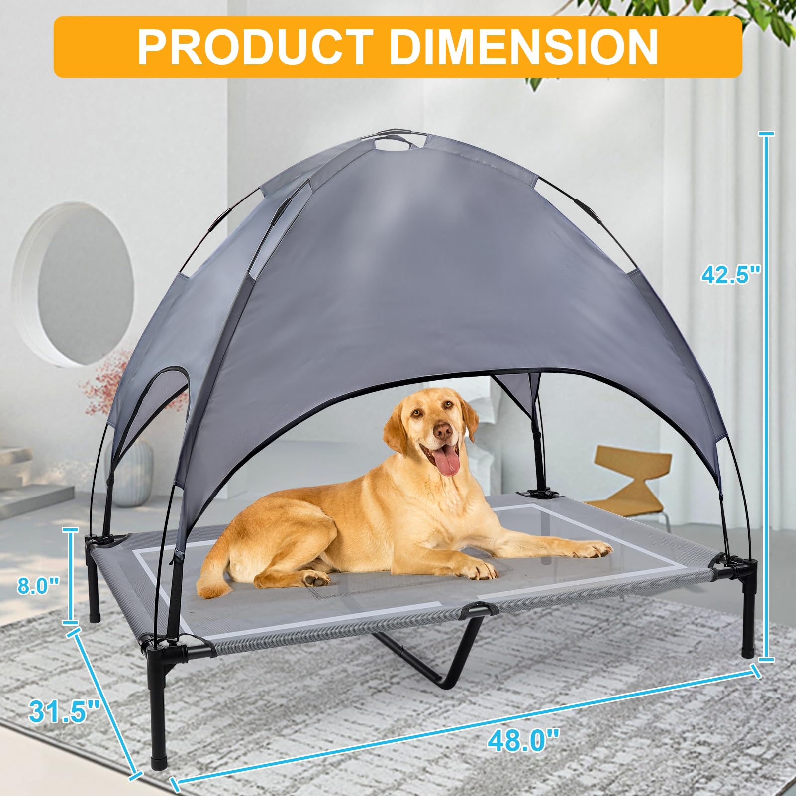 Wn's Day portable dog bed ideal for travel and outdoor adventures.
