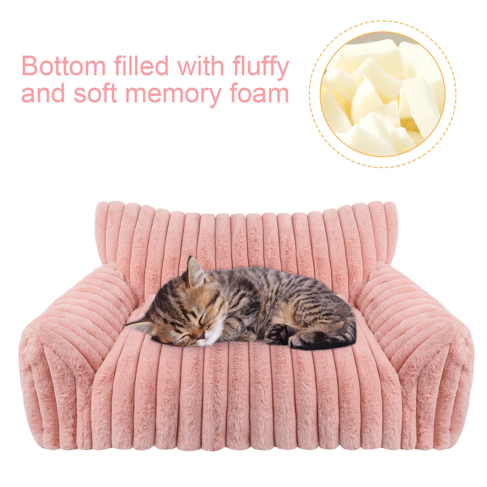 Wn's Day bed with removable washable cover makes cleaning quick.