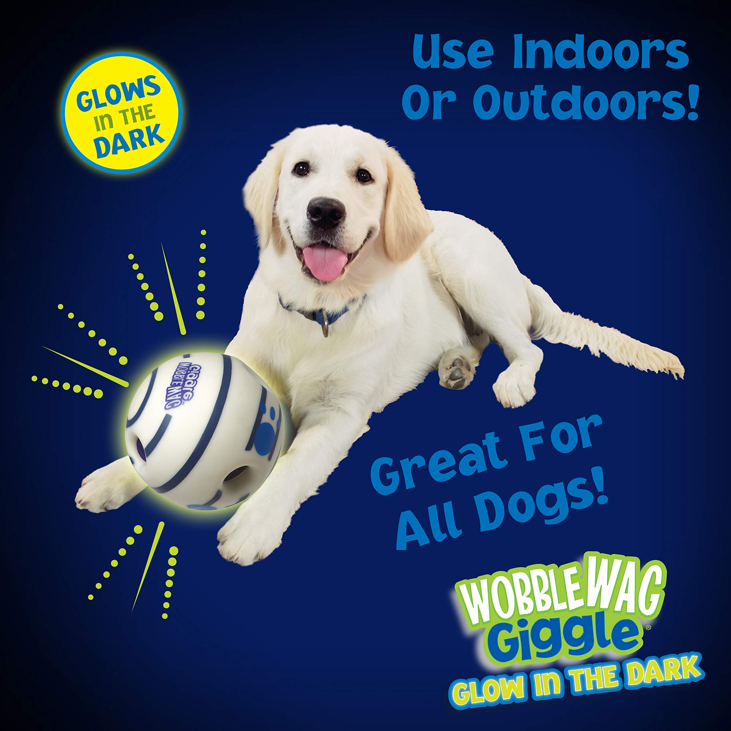 Wobble Wag Giggle Ball battery-free sound activated by rolling