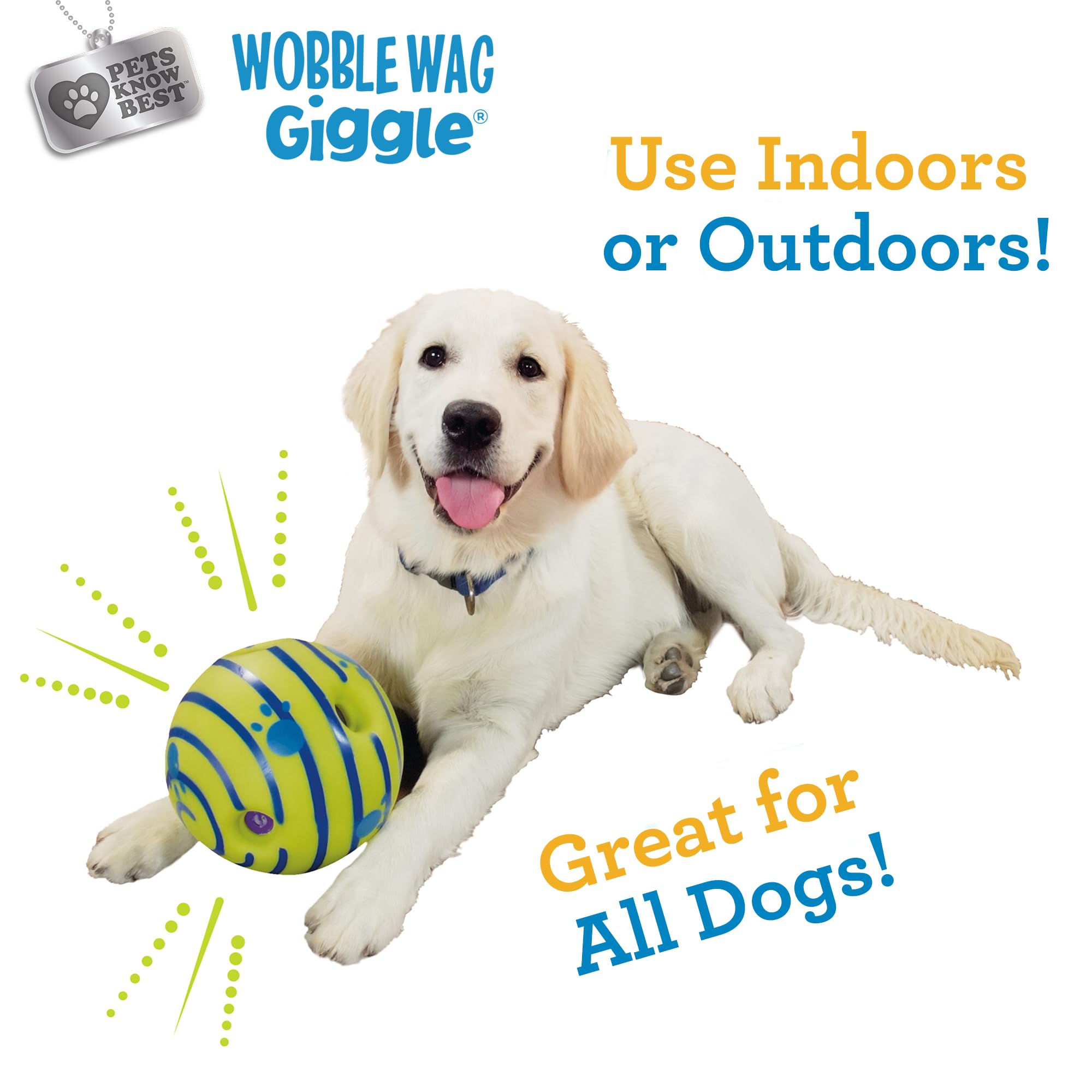 Wobble Wag Giggle Ball durable and chew-safe design