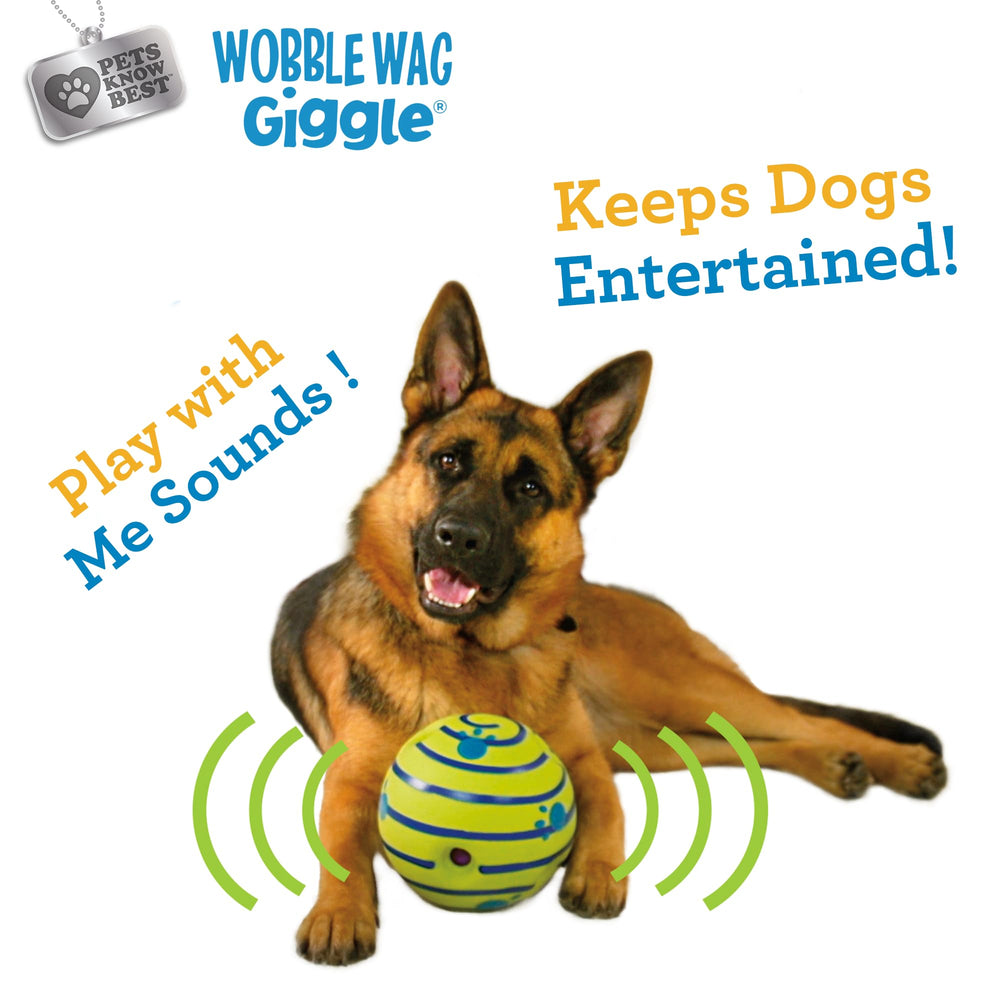 Wobble Wag Giggle Ball supports family playtime