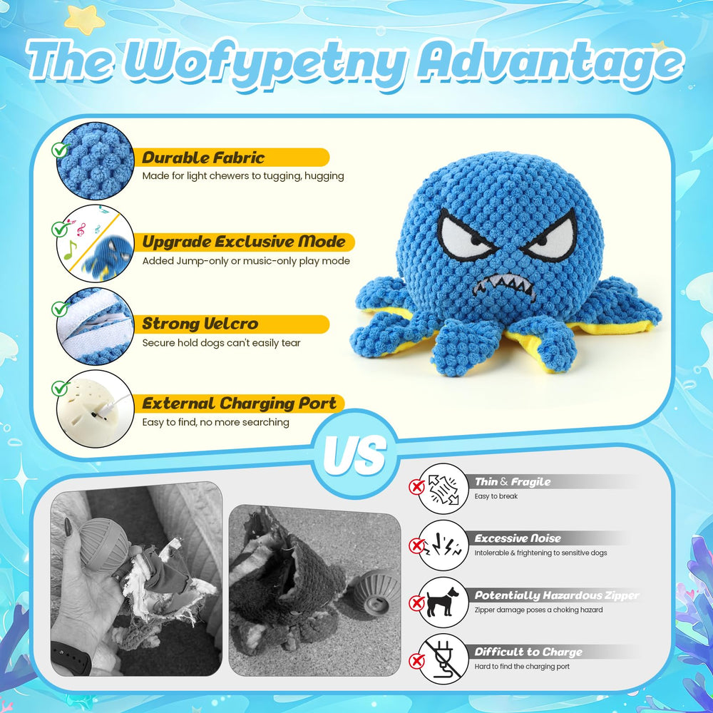 Wofypetny soft fabric durable dog toy suitable for gentle chewing