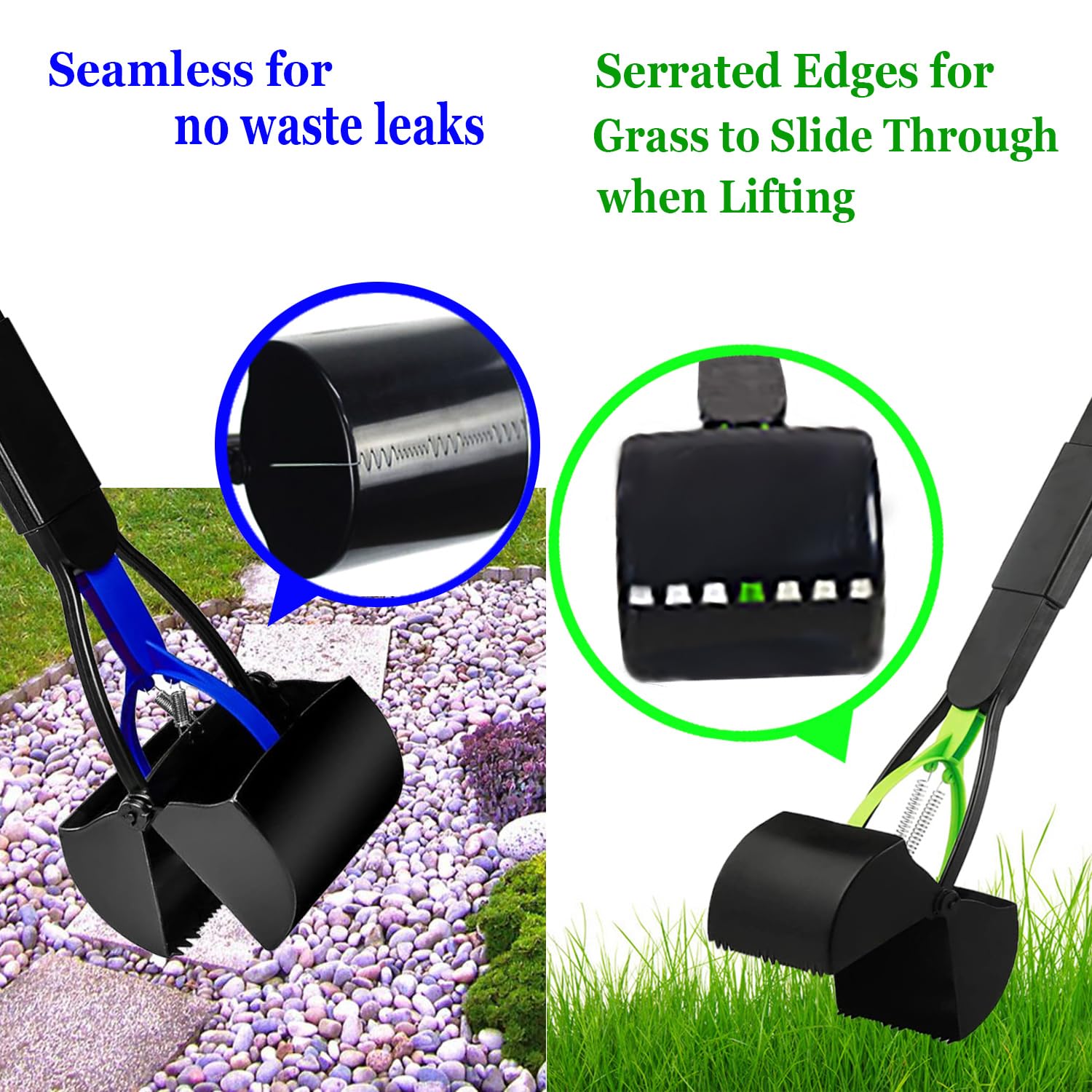 WOILIFE durable spring mechanism provides smooth scooping action.