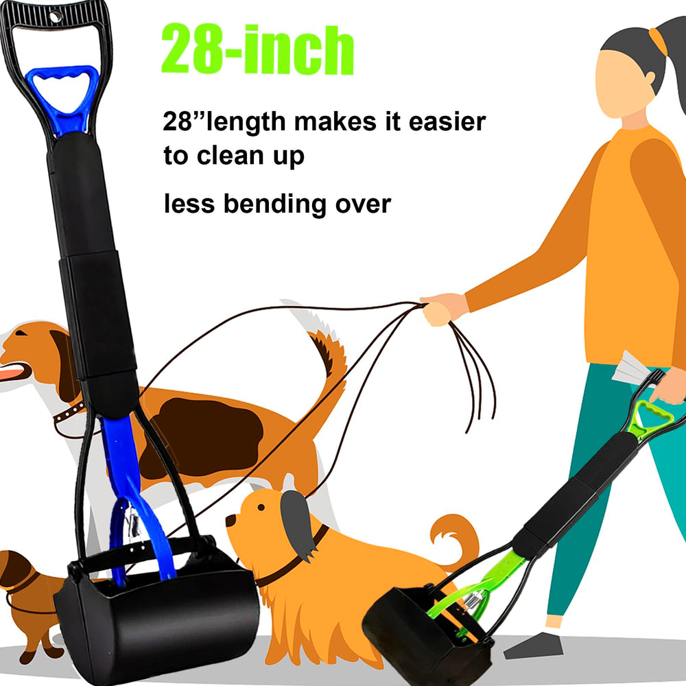 WOILIFE folding pooper scooper for compact storage and portability.
