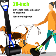 WOILIFE folding pooper scooper for compact storage and portability.