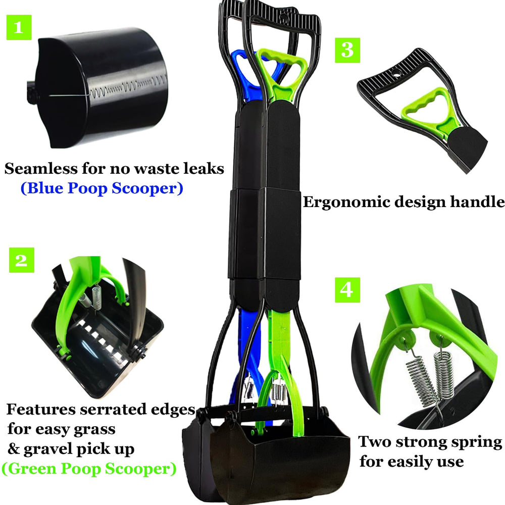 WOILIFE durable material scoop ensures sturdy performance in yards.