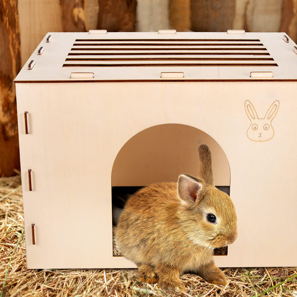 Woiworco Rabbit Hideout Castle collapsible design saves space between uses