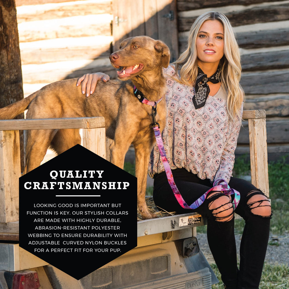Wolfgang Heavy Duty collar adjustable fit shown for comfortable daily walks