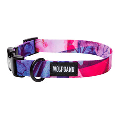 Wolfgang Heavy Duty collar close-up buckle showing secure closure for strong dogs