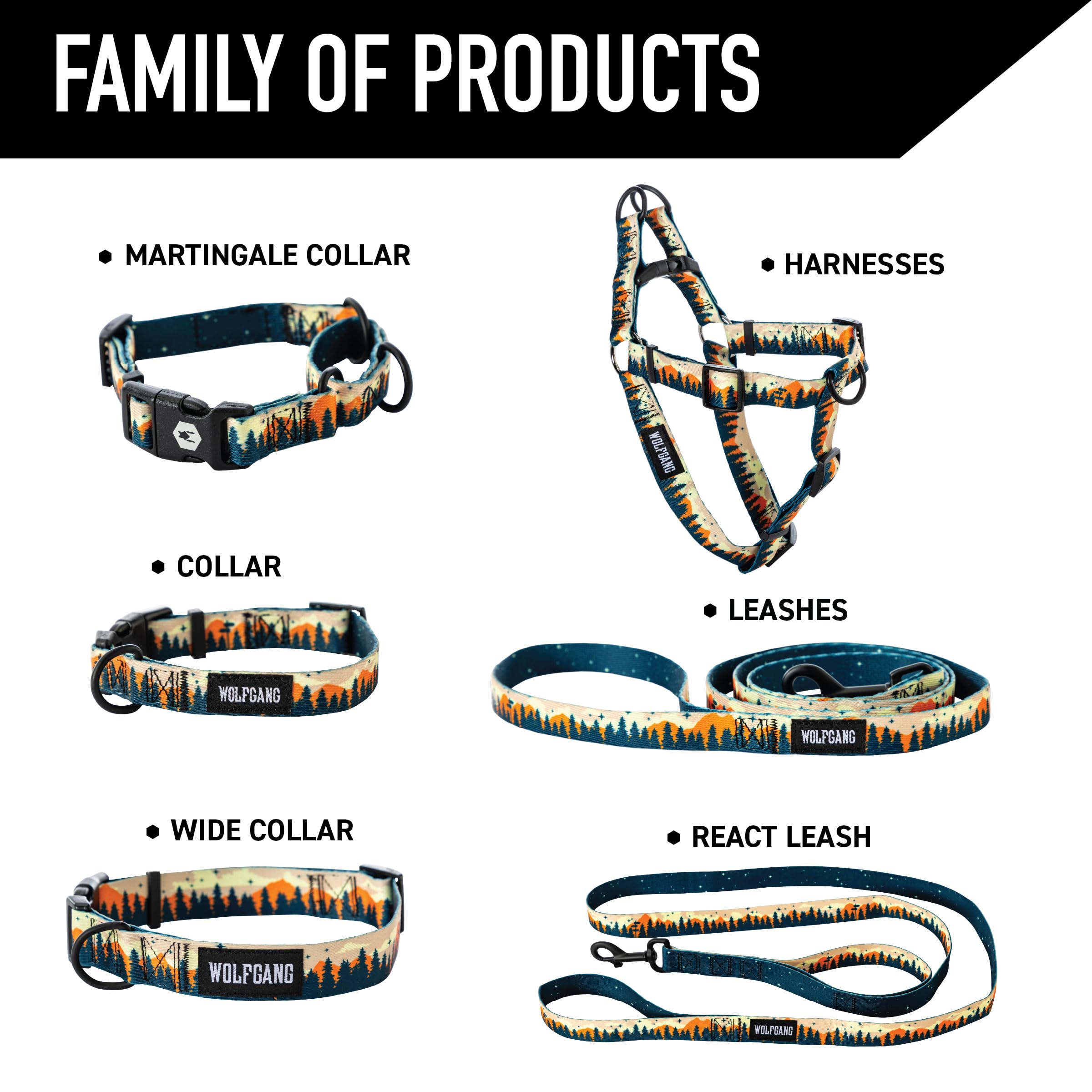 Wolfgang Heavy Duty collar: uv-stain-resistant material stays sharp in any weather.