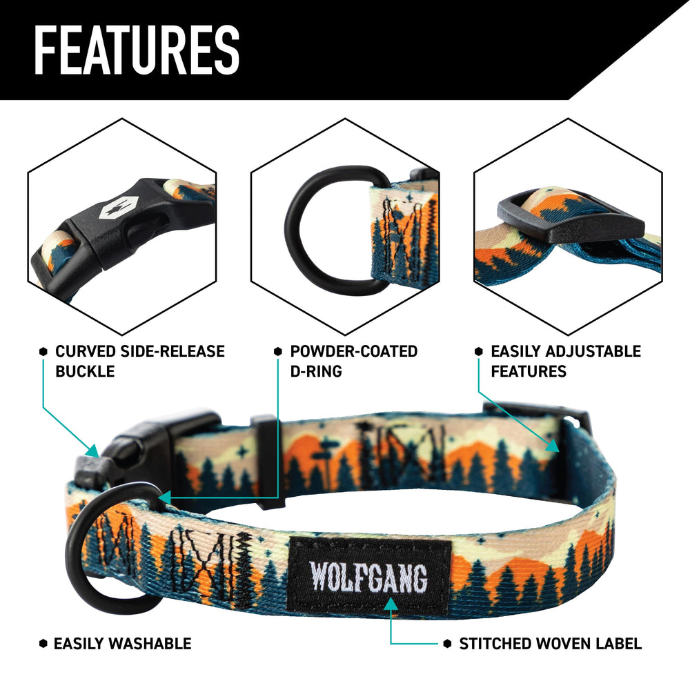 Wolfgang martingale collar welded D-ring for secure leash attachment