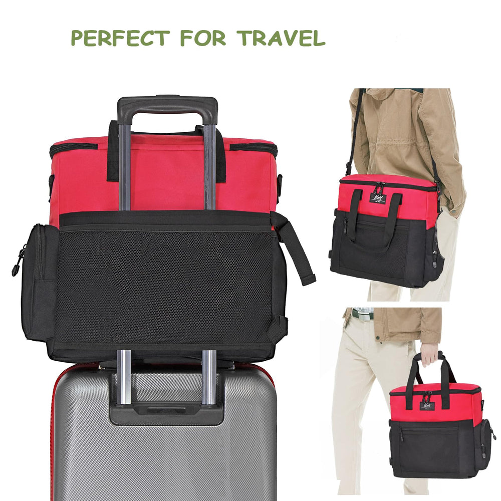 Front pocket of the WOLT bag for quick-access items