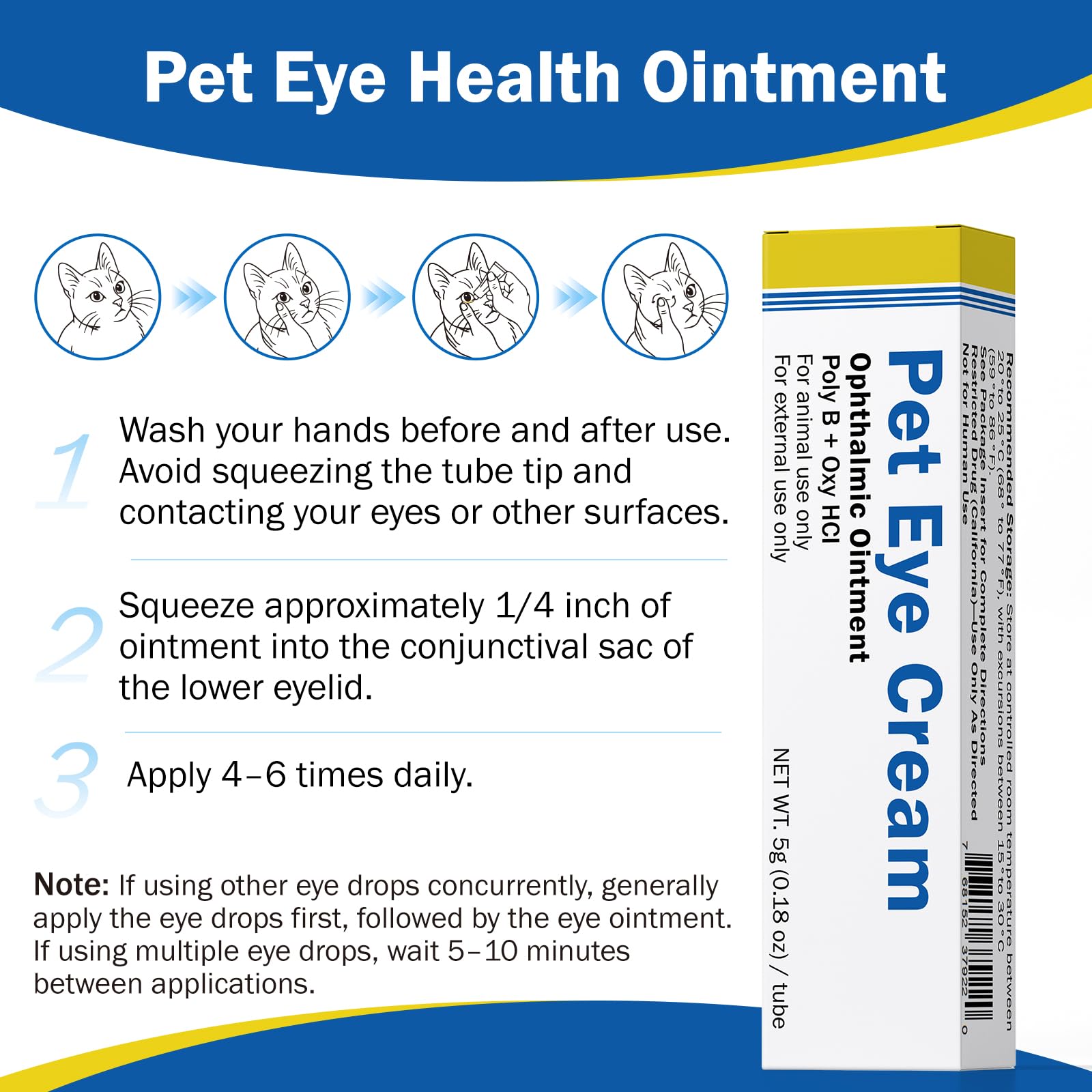 WOMRICH eye health cream texture close-up showing creamy glide