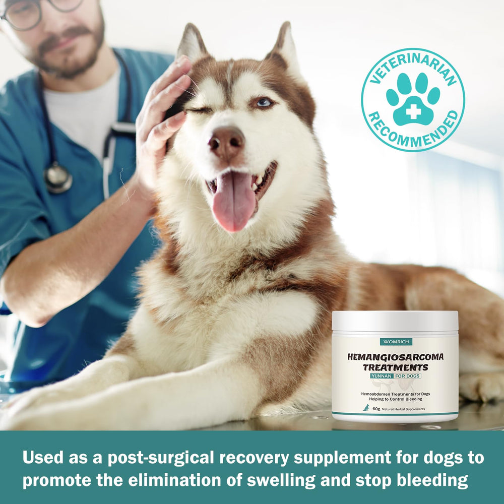 WOMRICH Powder mixed into broth to boost palatability for dogs