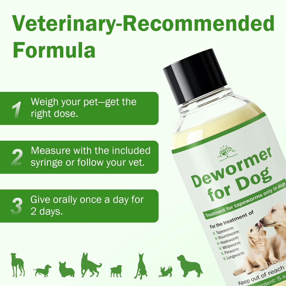 WOMRICH Tapeworm Treatment for Dogs ready to administer when mixed with tasty food