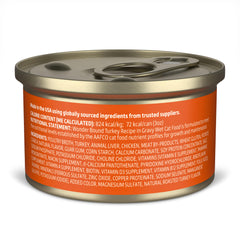 Wonder Bound Turkey in Gravy pack of 24 cans displayed for convenient feeding.