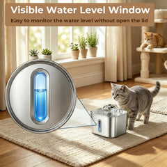 Wonder Creature 4-stage filtration system image emphasizes cleaner water and reduced impurities