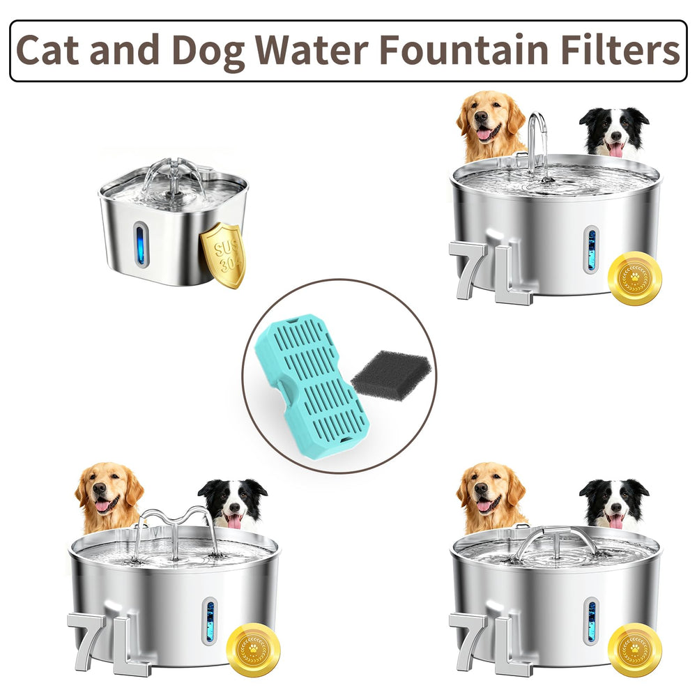 Wonder Creature 7L dog fountain accessories for filtration components.
